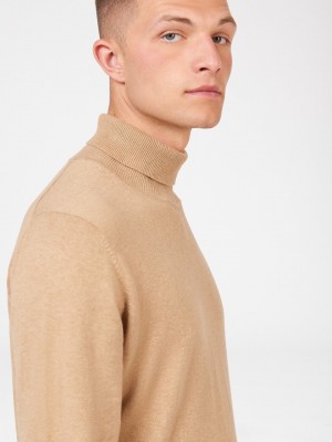 Grey Ben Sherman Signature Roll Neck Knitwear | MC4160328