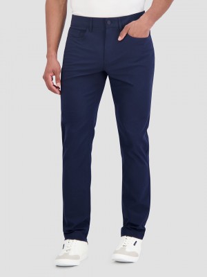 Navy Ben Sherman 4Way Stretch Tech Regular Pants | LZ3602571