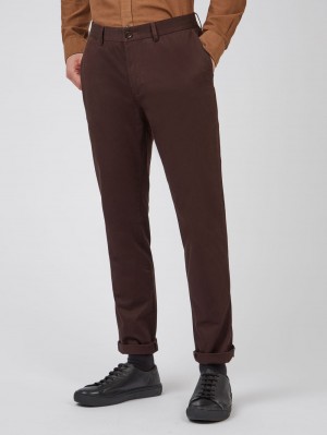 Red Ben Sherman Signature Slim Stretch Chino Pants | HW0392761