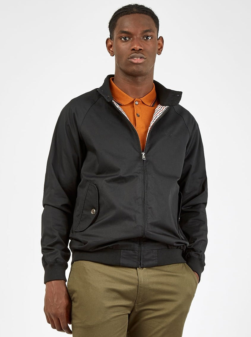 Black Ben Sherman Signature Harrington Jackets | EU4627590