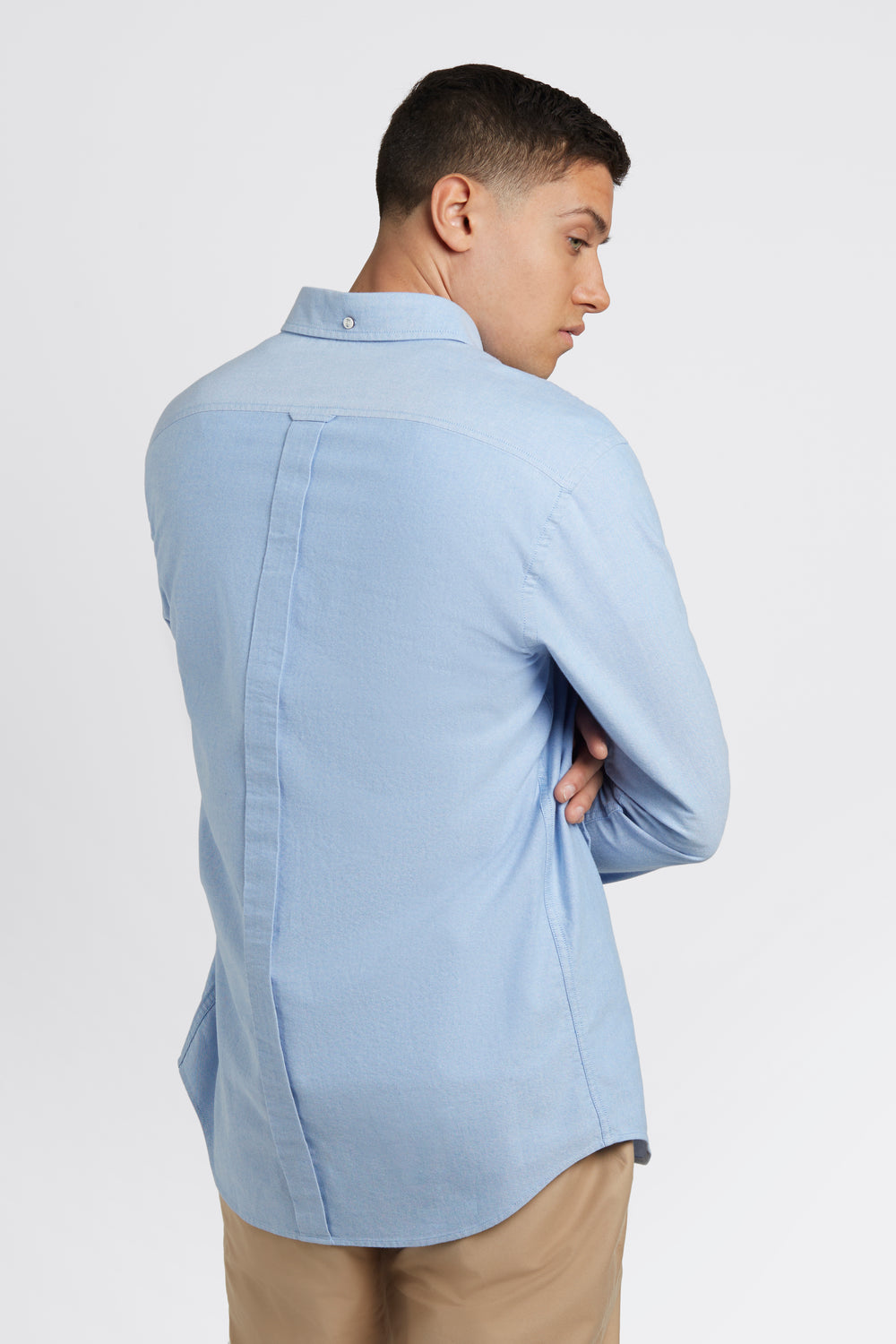 Blue Ben Sherman Brighton Oxford Organic Shirts | MY7284519