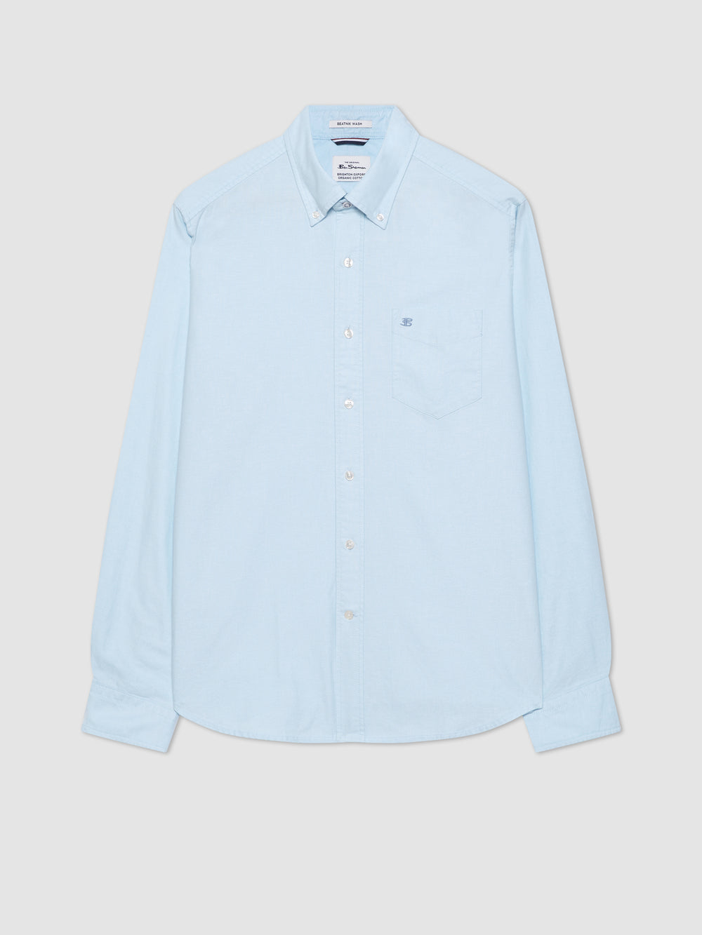 Blue Ben Sherman Brighton Oxford Organic Shirts | NQ9071385