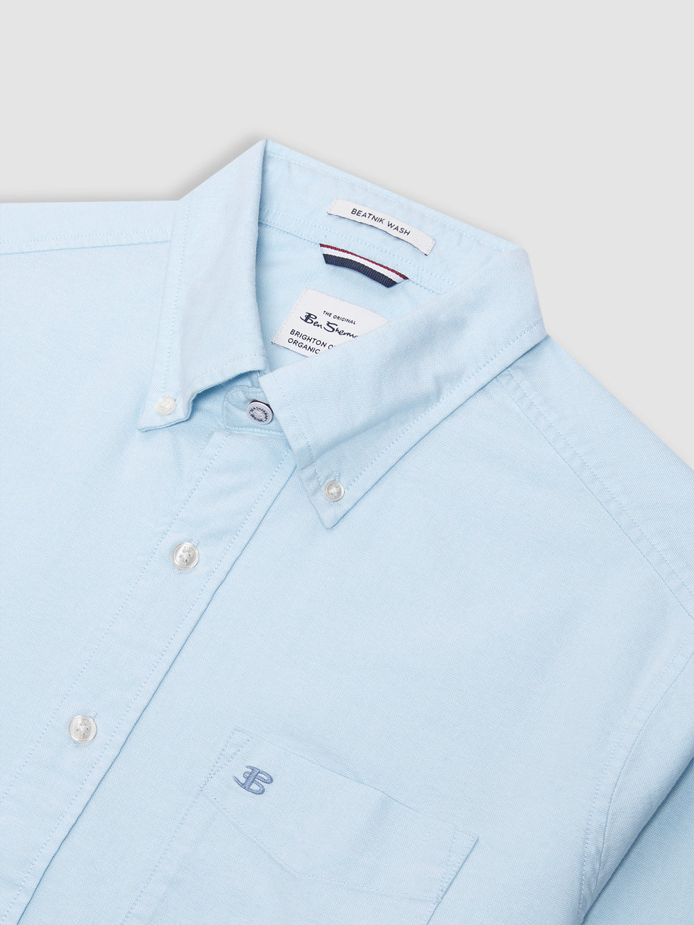 Blue Ben Sherman Brighton Oxford Organic Shirts | NQ9071385