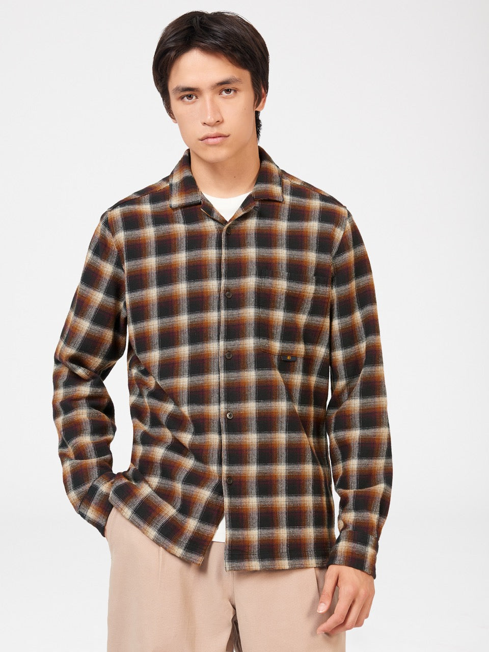 Brown Ben Sherman B by Ben Sherman Ombre Check Shirts | US4793165