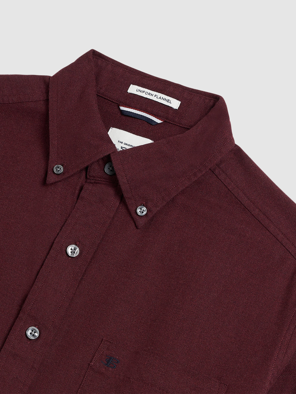 Burgundy / Navy / Beige Ben Sherman Uniform Flannel Shirts | XW0647958