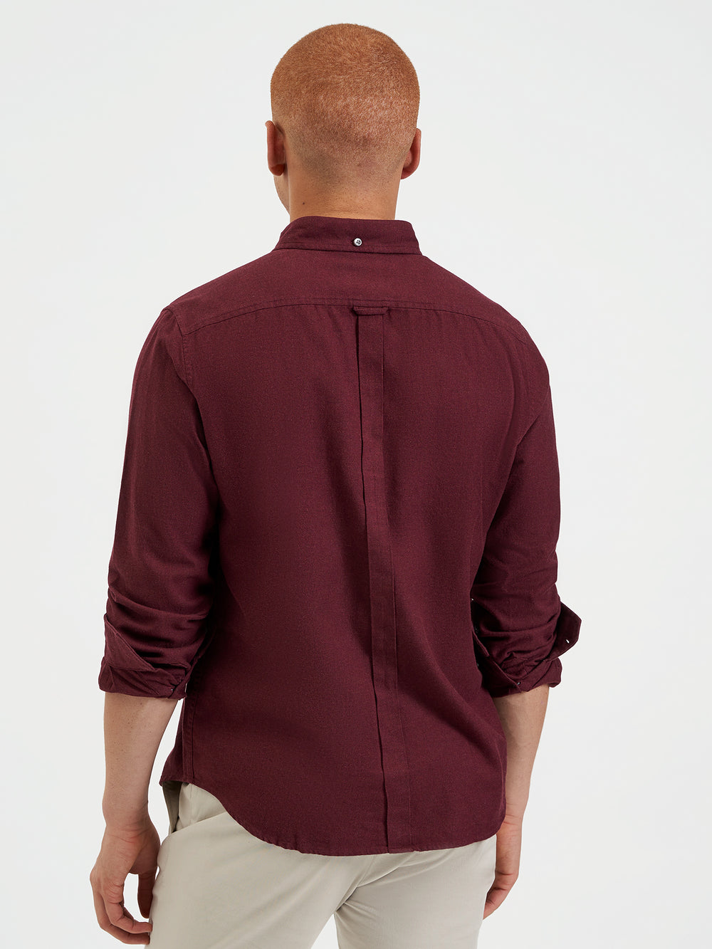 Burgundy / Navy / Beige Ben Sherman Uniform Flannel Shirts | XW0647958