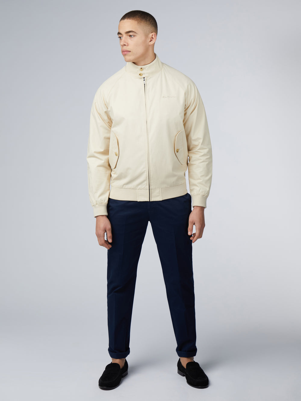 Cream Ben Sherman Signature Harrington Jackets | NQ4703892