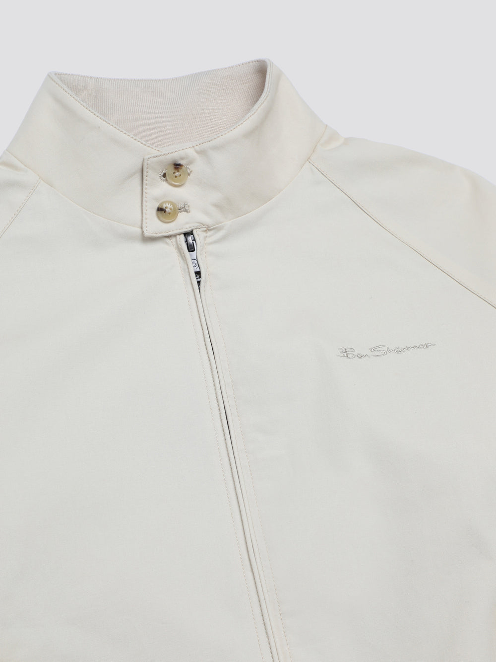 Cream Ben Sherman Signature Harrington Jackets | NQ4703892