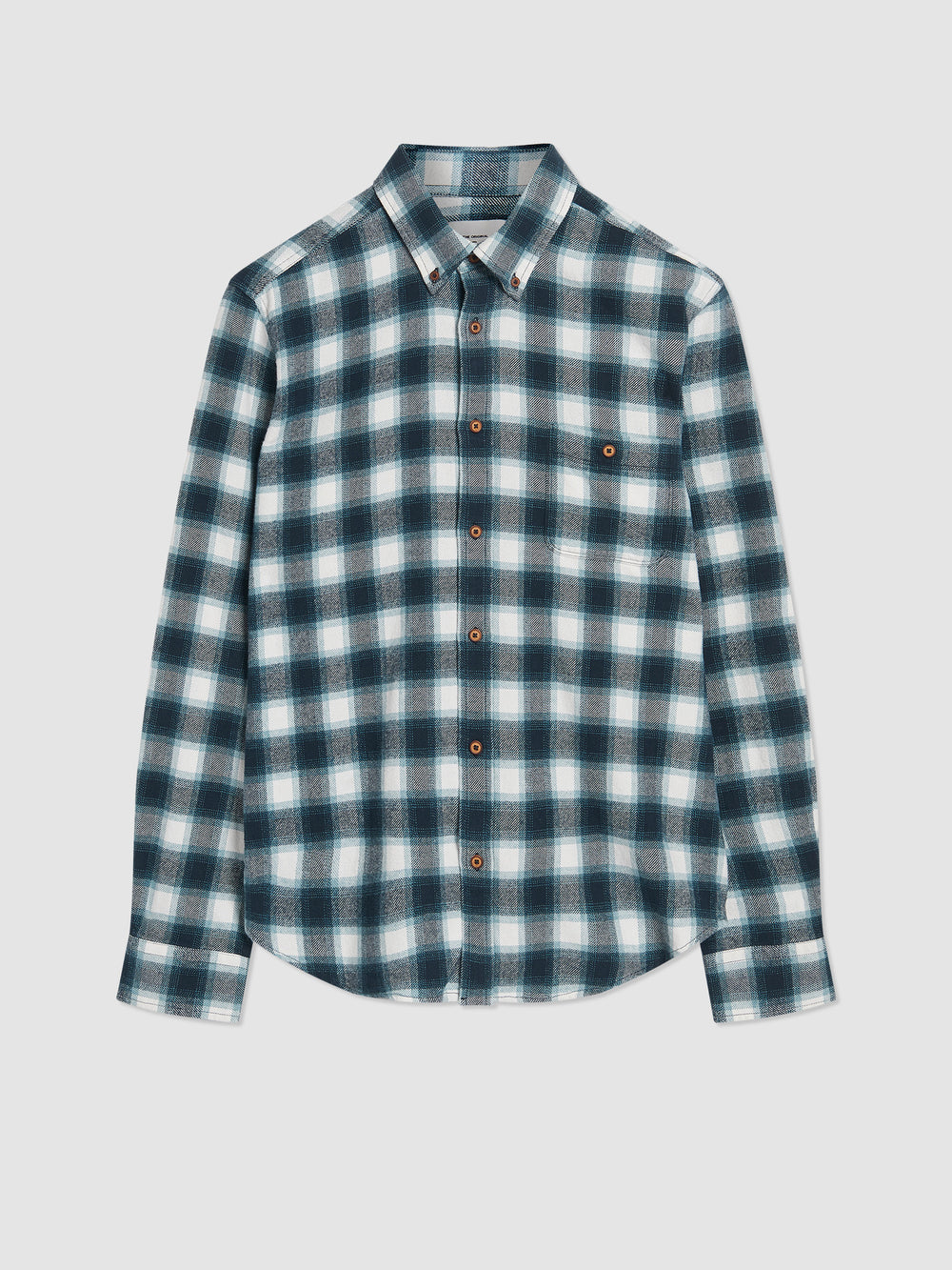 Green Ben Sherman Brushed Ombre Check Flannel Shirts | ND0946581