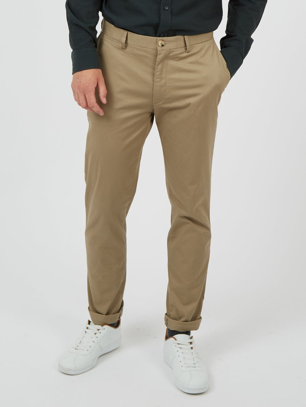 Grey Ben Sherman Signature Skinny Stretch Chino Pants | SC8170245