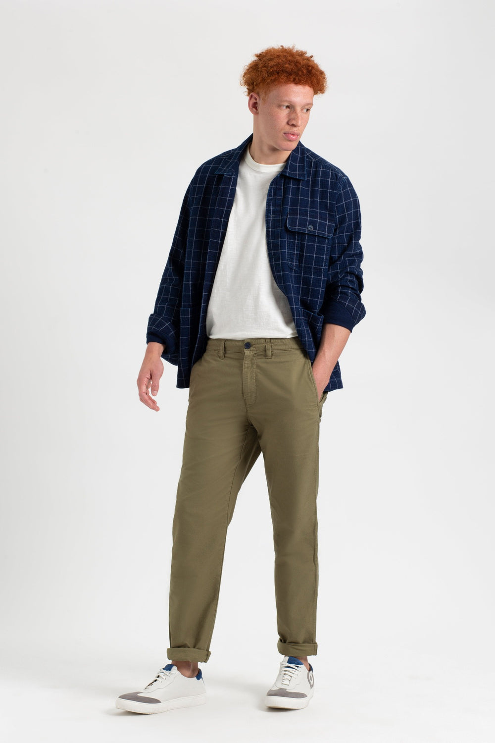 Light Olive Ben Sherman Beatnik Oxford Slim Taper Garment Dye Chino Pants | UY0647935