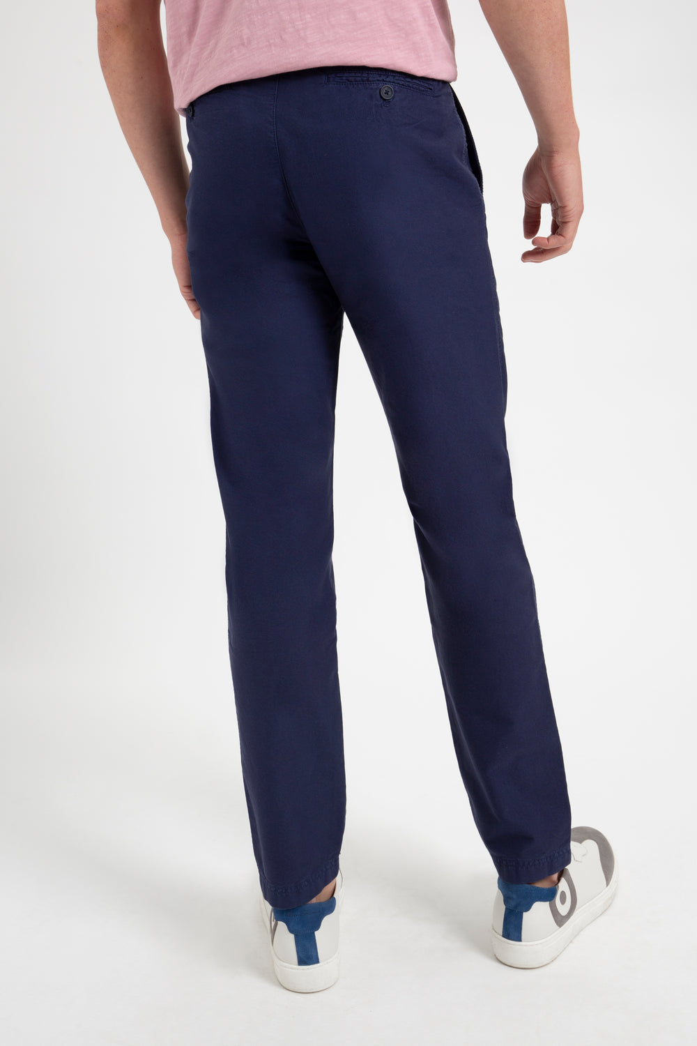 Navy Ben Sherman Beatnik Oxford Slim Taper Garment Dye Chino Pants | SE2378165