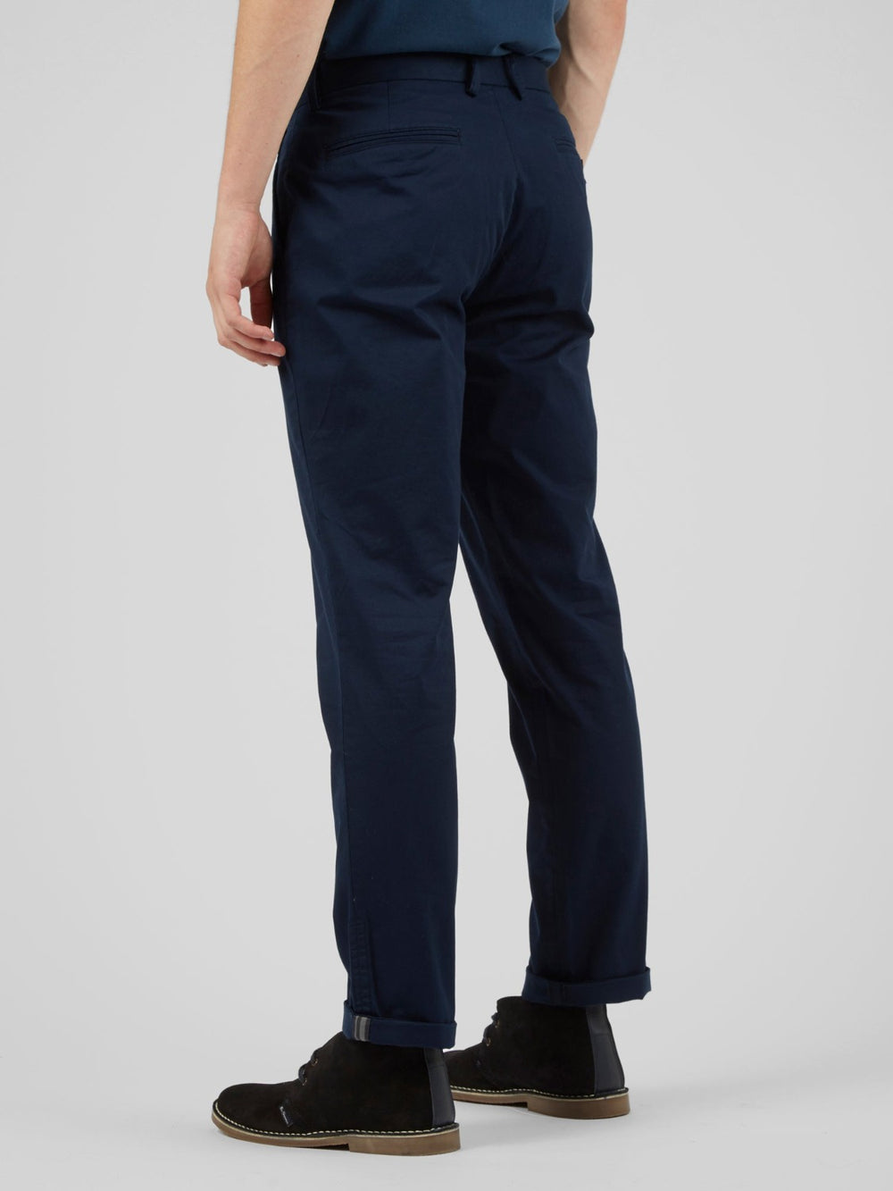 Navy Ben Sherman Signature Slim Stretch Chino Pants | BW2948735