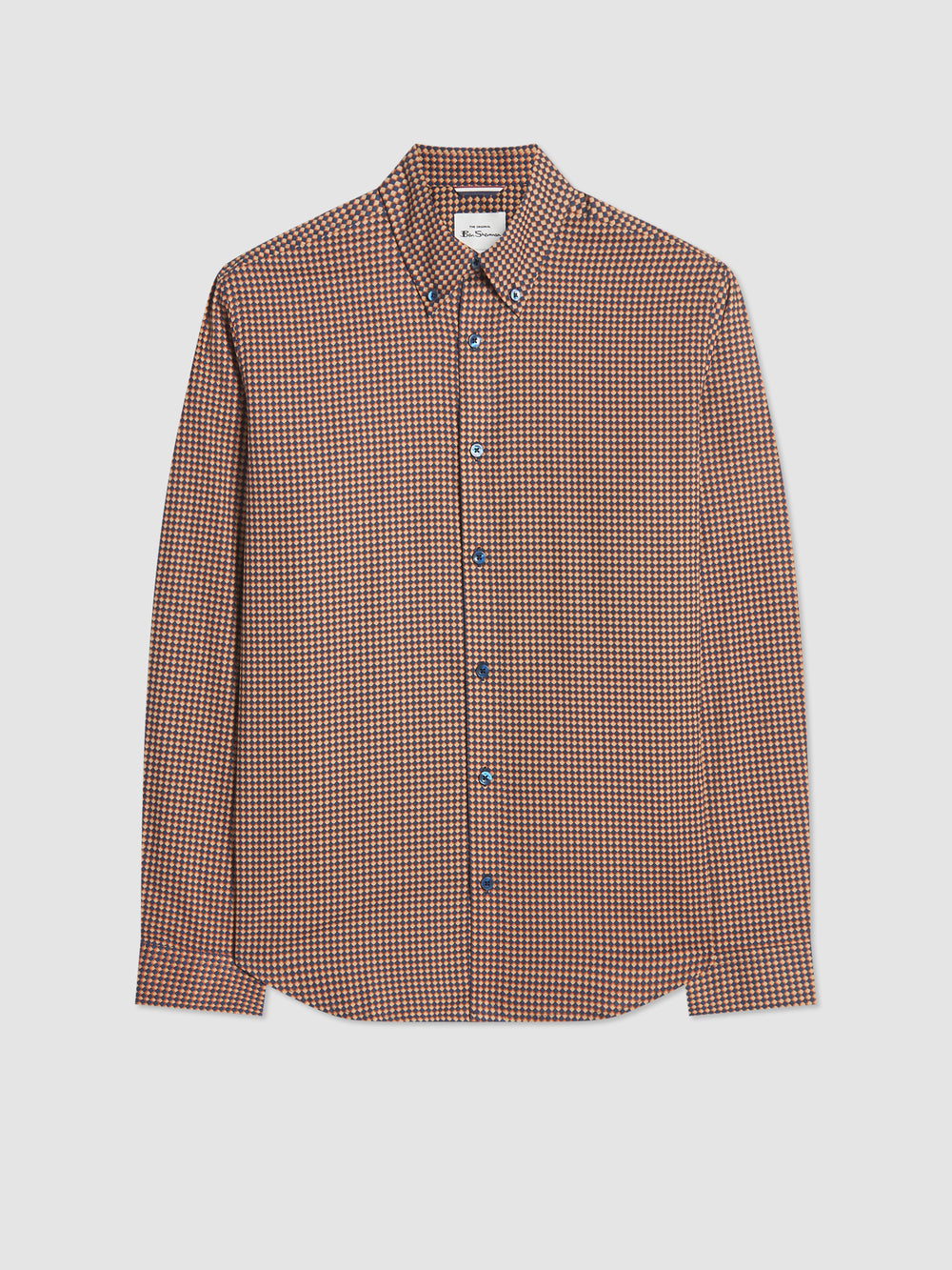 Orange Ben Sherman Signature Chevron Shirts | KZ5432681