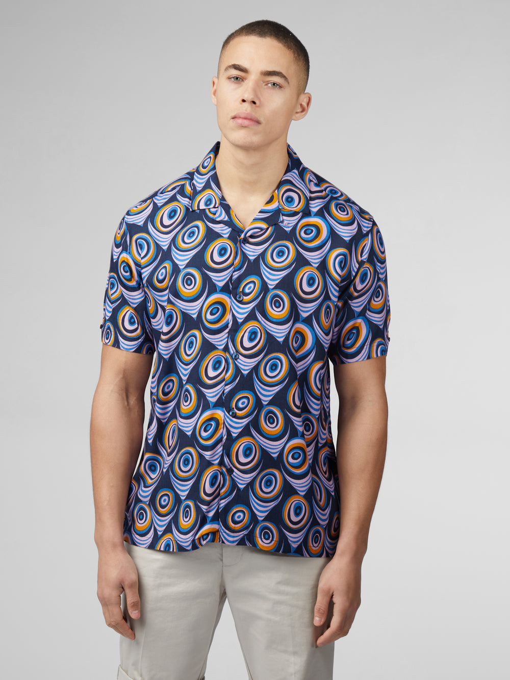 Purple Ben Sherman B by Ben Sherman Psychedelic Print Shirts | DK2380547