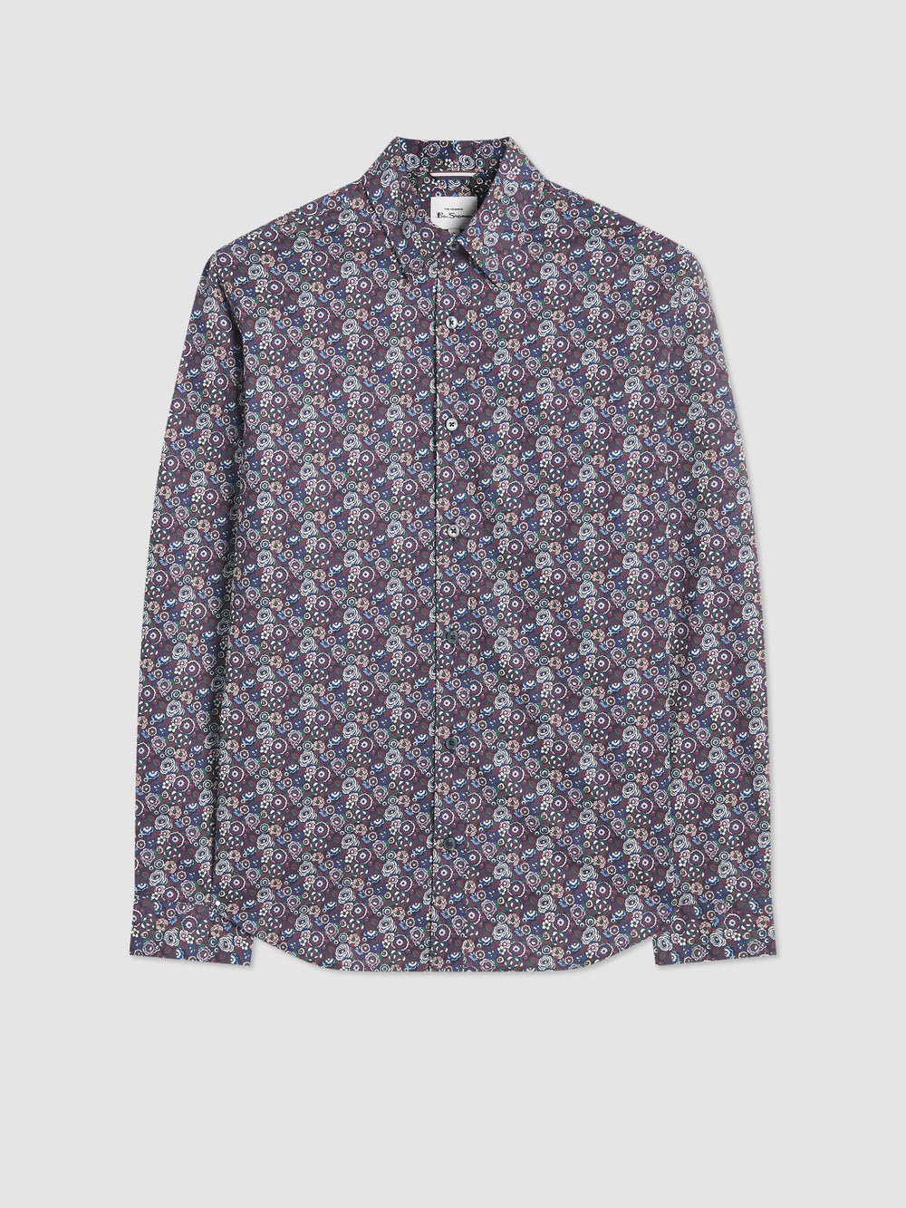 Purple Ben Sherman Winter Floral Shirts | EC4605238