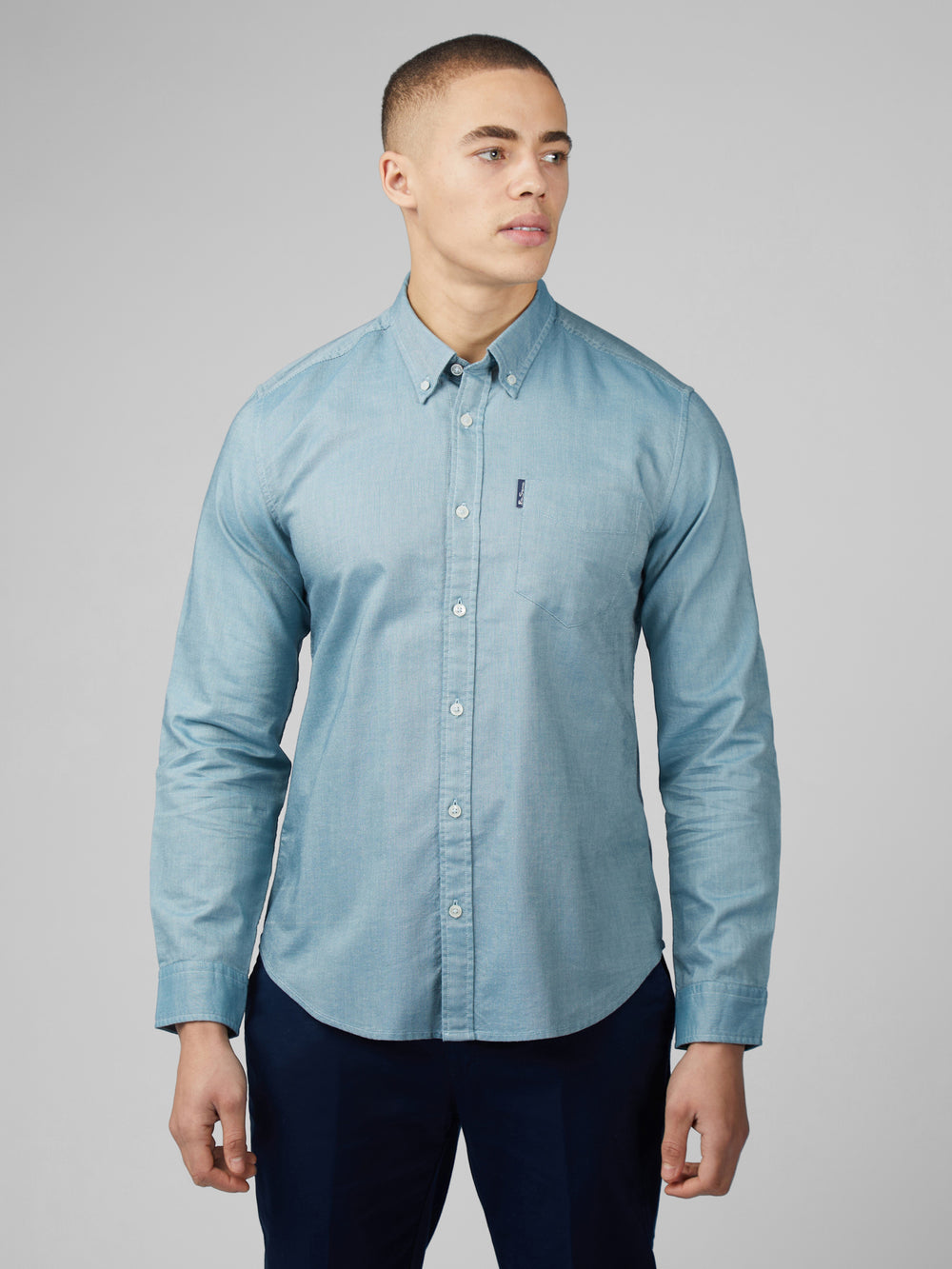 Turquoise Ben Sherman Signature Oxford Shirts | VS5289370