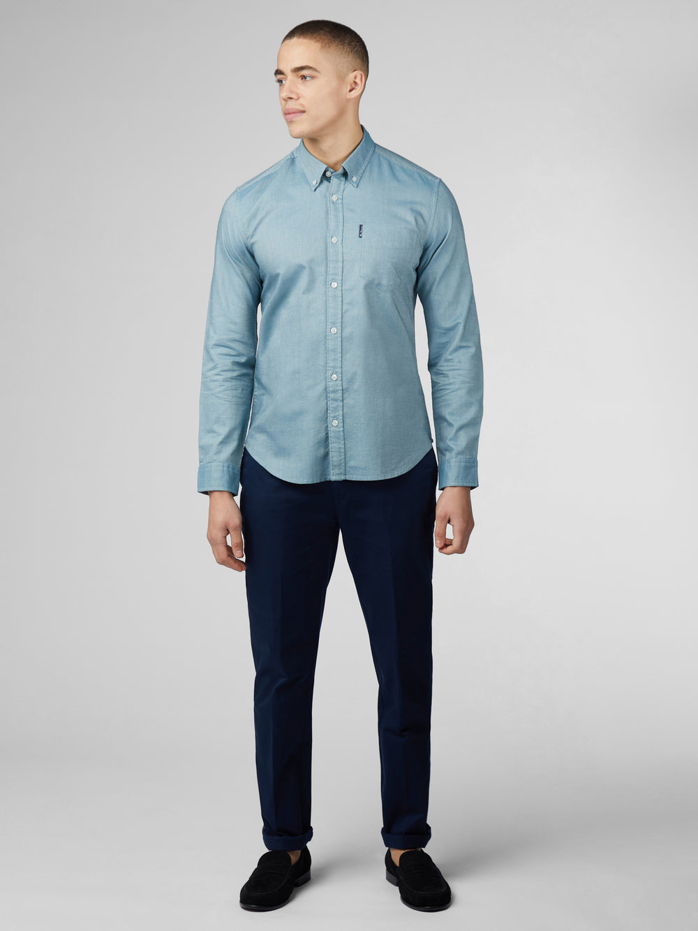 Turquoise Ben Sherman Signature Oxford Shirts | VS5289370