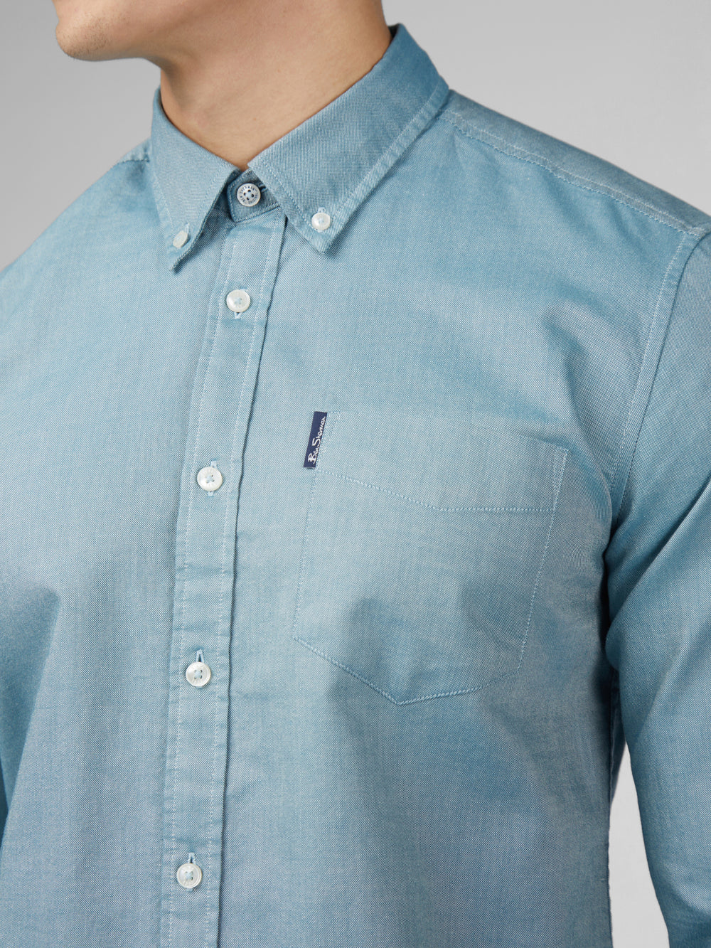 Turquoise Ben Sherman Signature Oxford Shirts | VS5289370