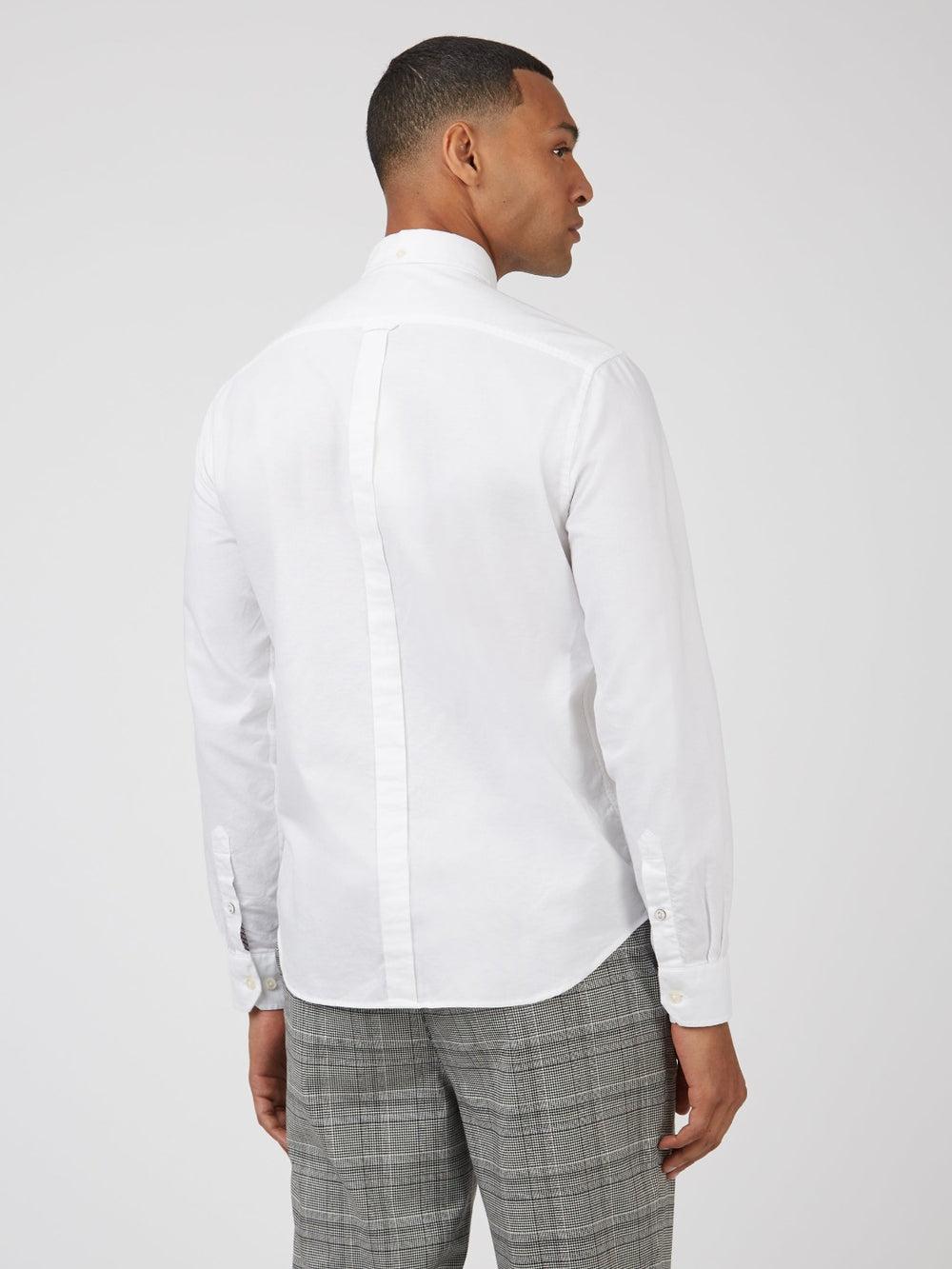 White Ben Sherman Signature Organic Long-Sleeve Oxford Shirts | SL7539421