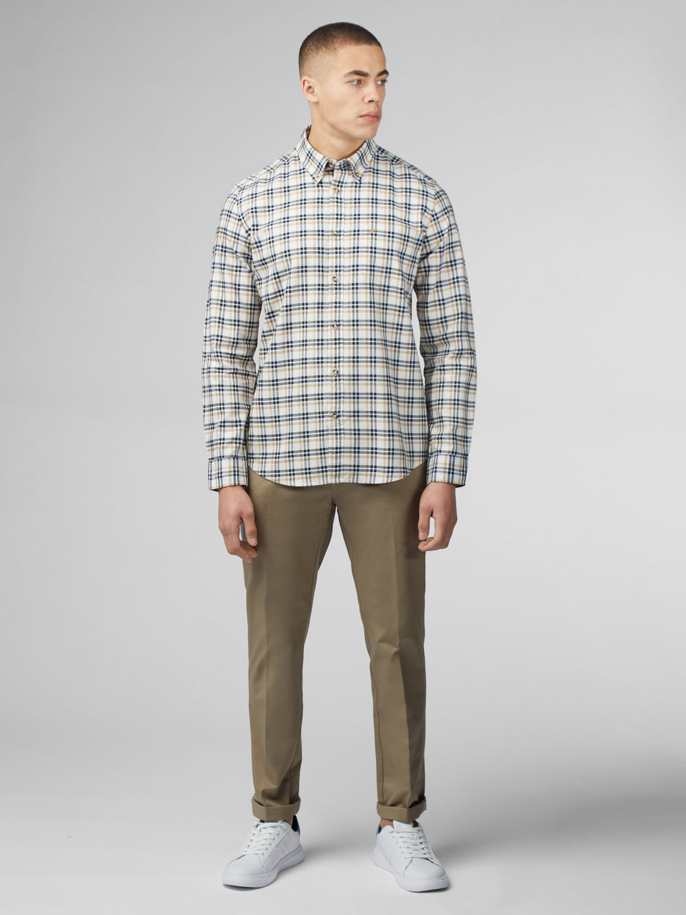 White Ben Sherman Signature Oxford Check Shirts | YJ4895326