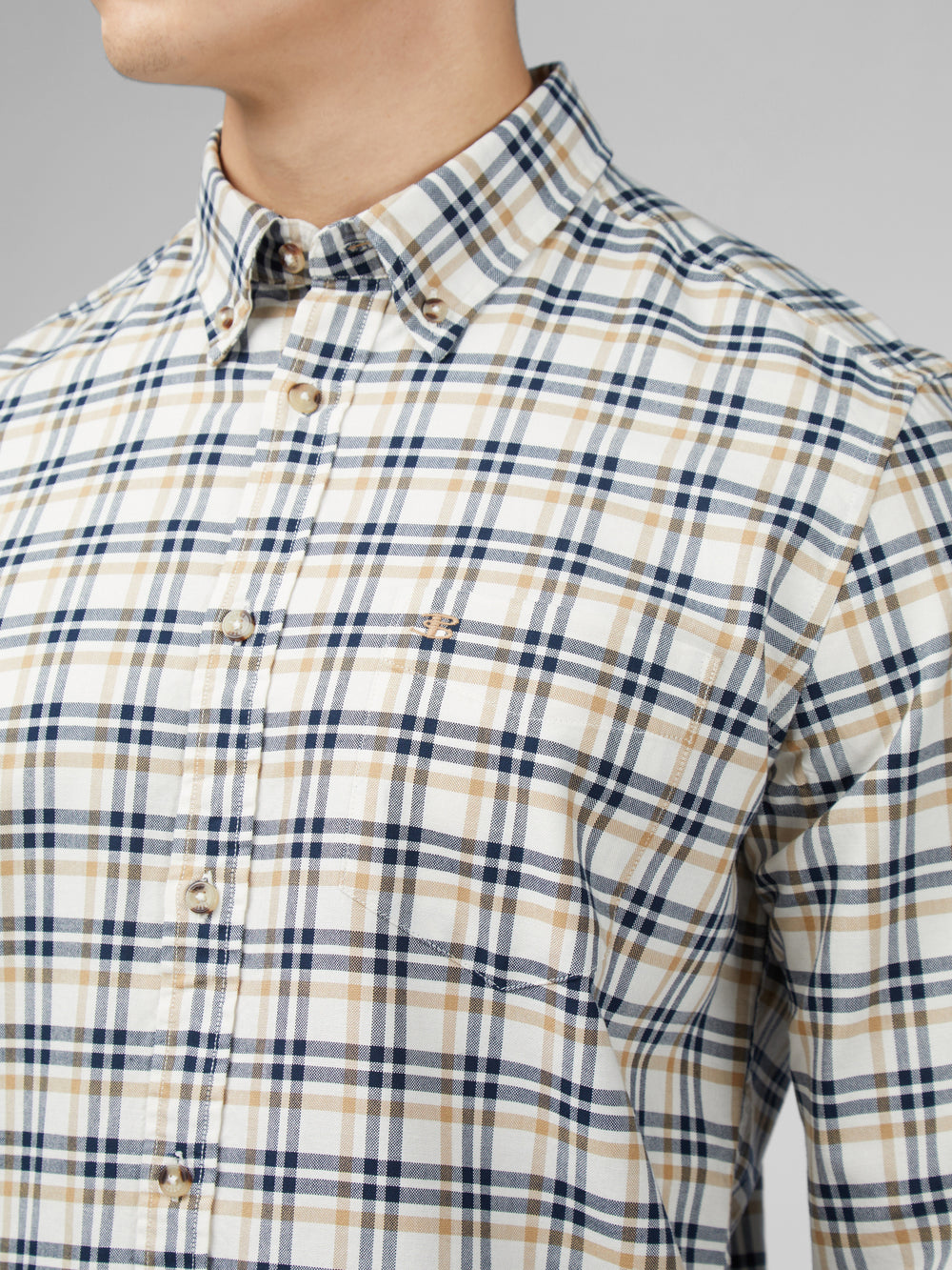 White Ben Sherman Signature Oxford Check Shirts | YJ4895326