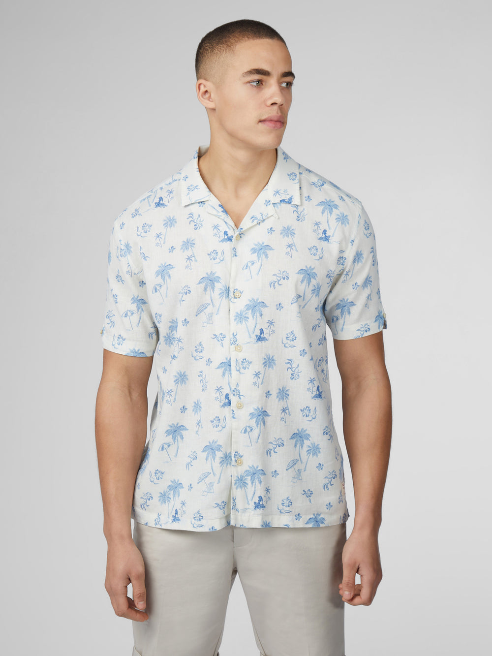 White Ben Sherman Signature Resort Shirts | MJ7048125